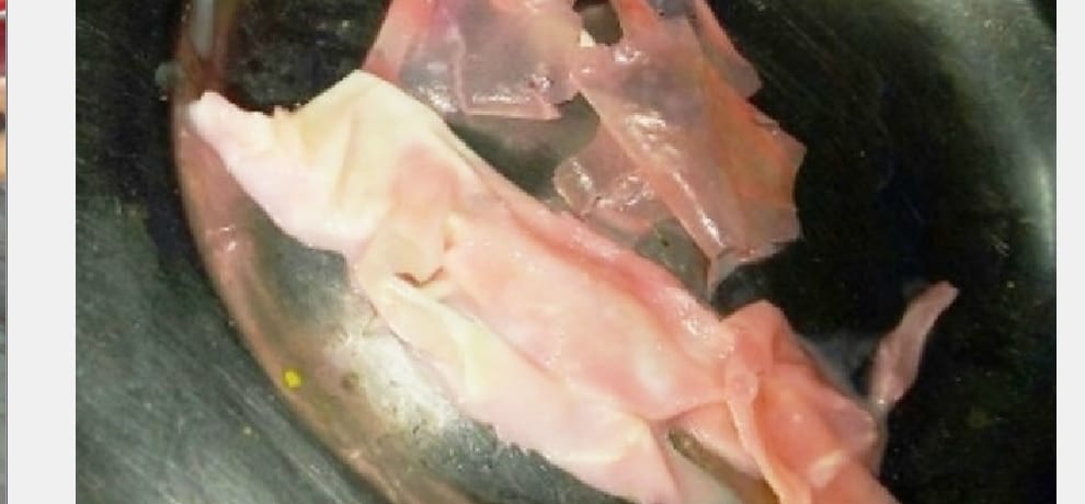 Pink Plastic cover on milk.
