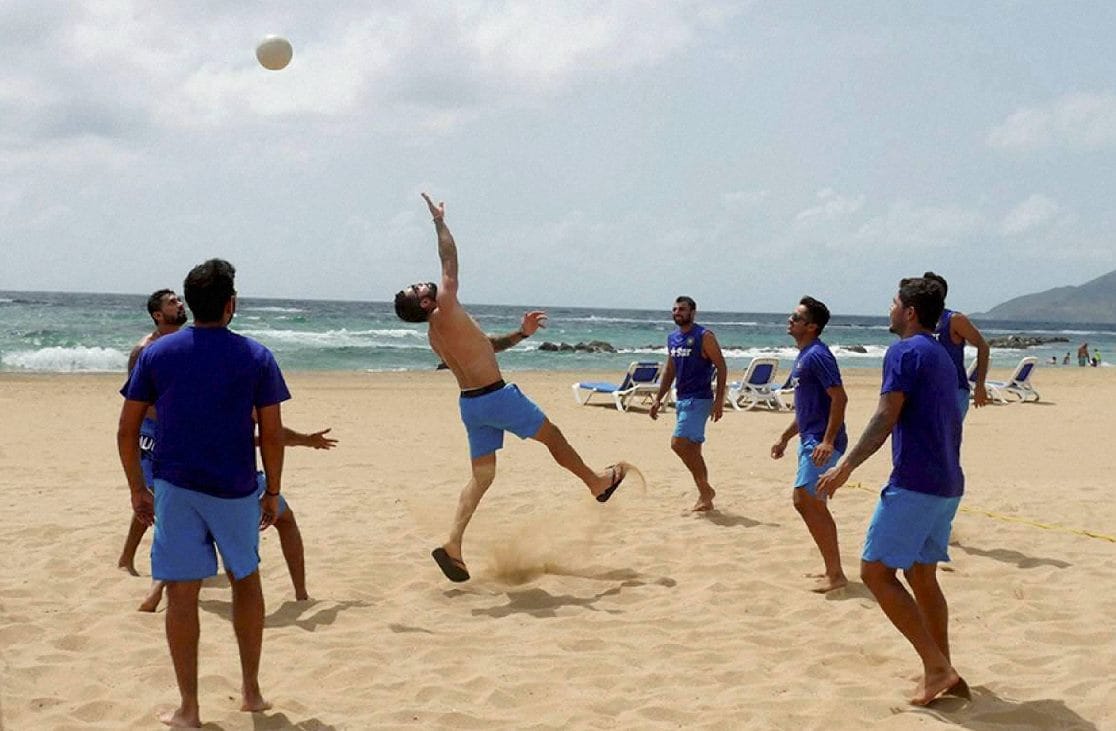 Team India Enjoys Dayoff After Win Over West Indies