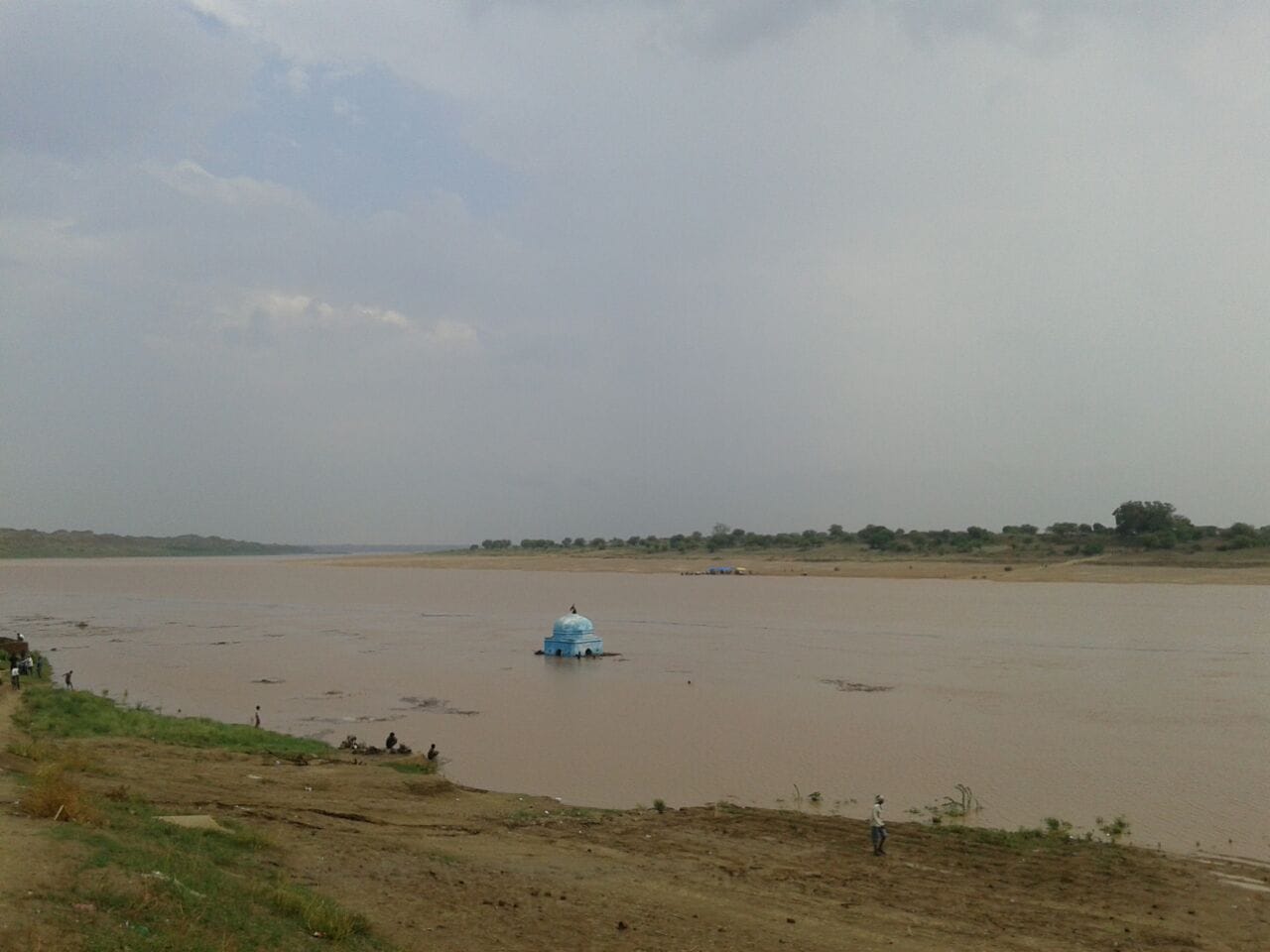 Water Logging in Agra Pinahat region after rain.