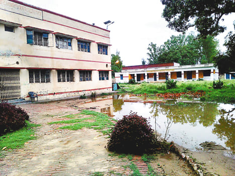 water logging in kastoorba school