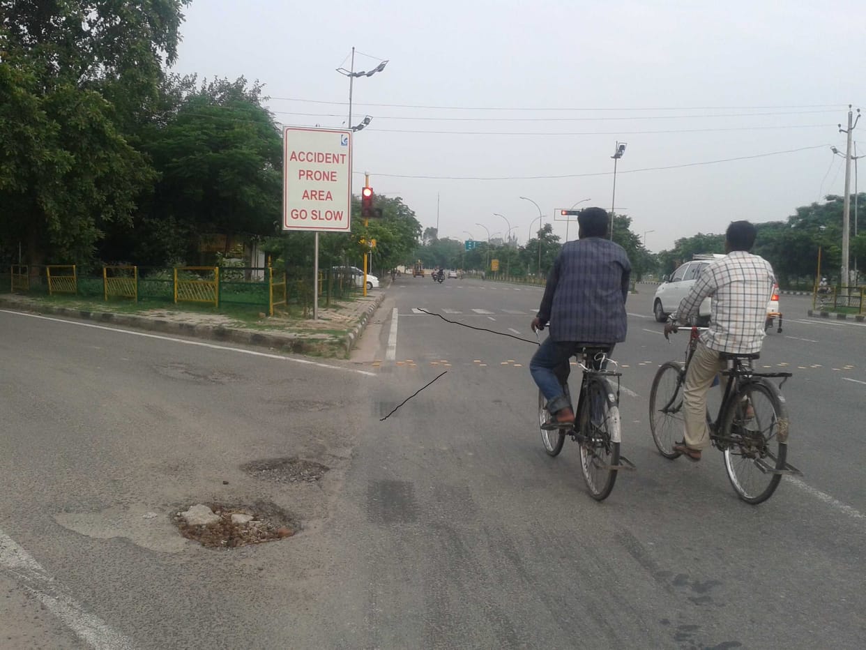 accident, accident prone area, mohali accident, mohali trafic police, mohali