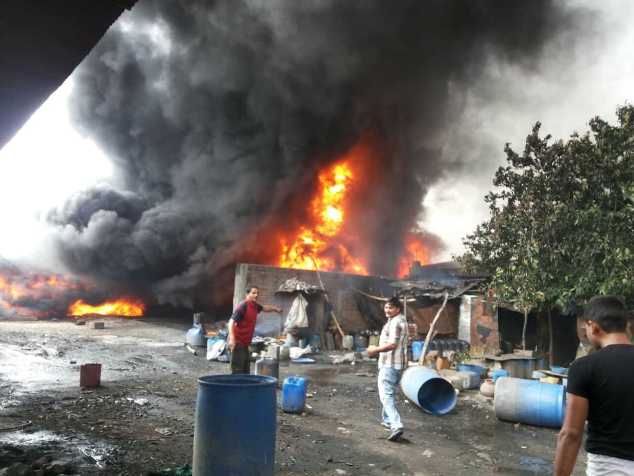 big fire in haldwani lisa factory