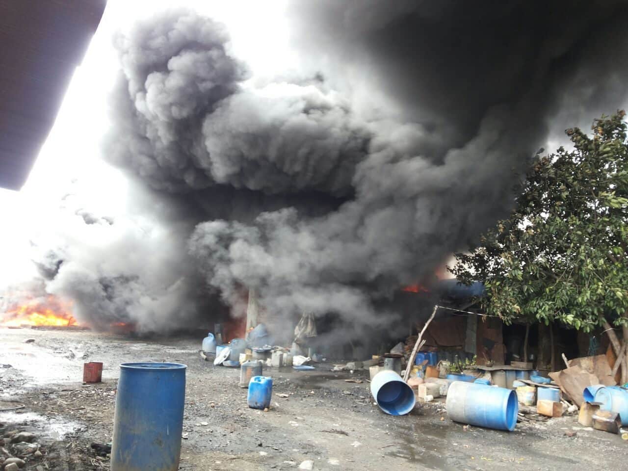 big fire in haldwani lisa factory