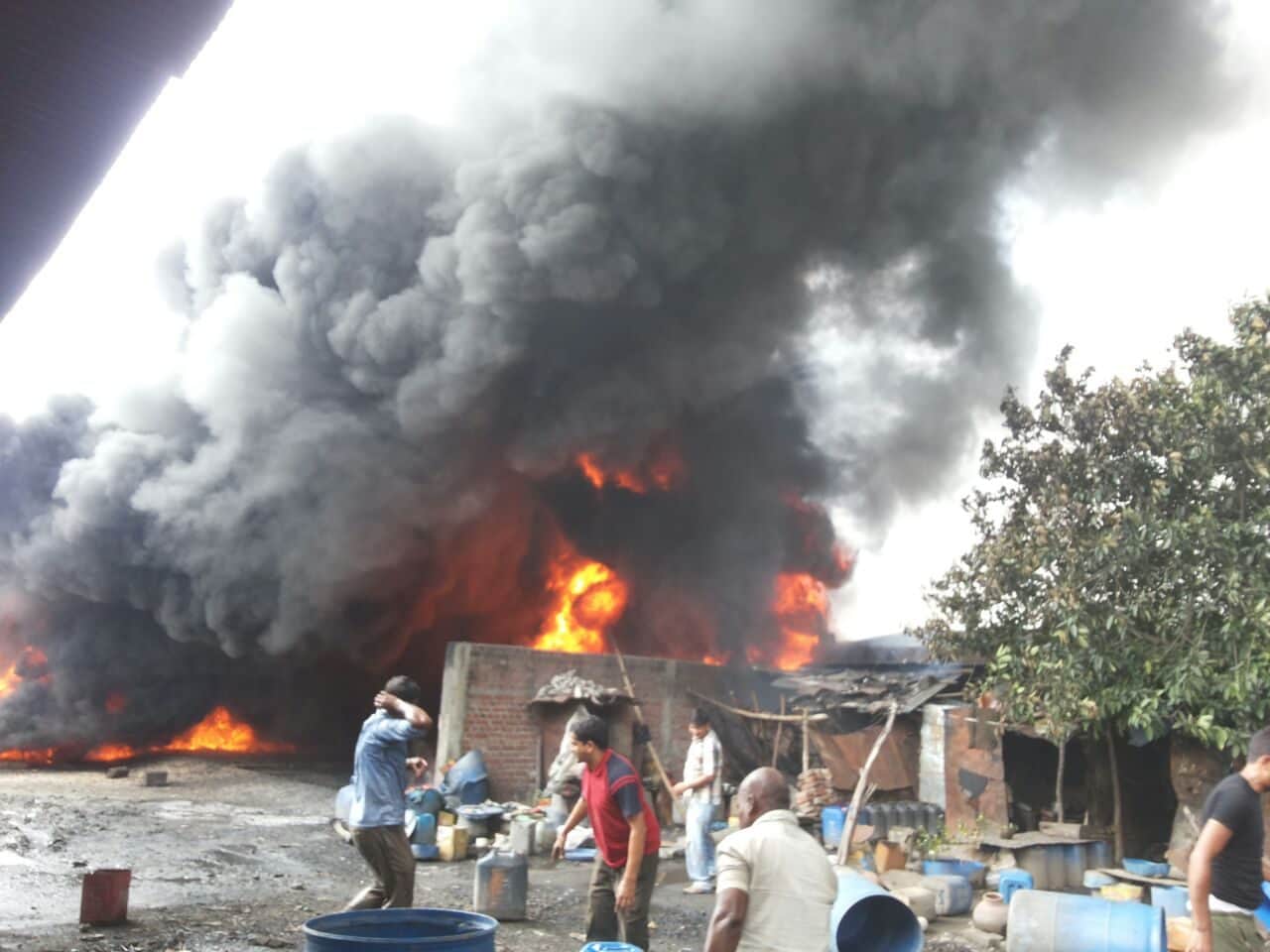big fire in haldwani lisa factory