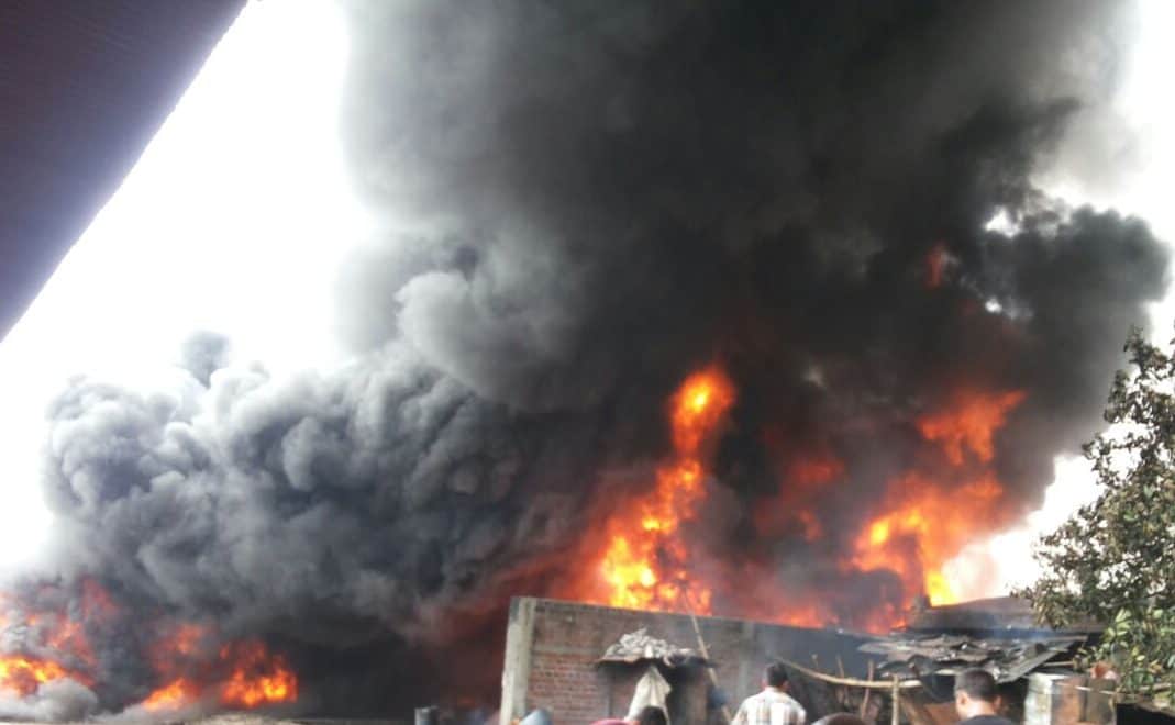 big fire in haldwani lisa factory