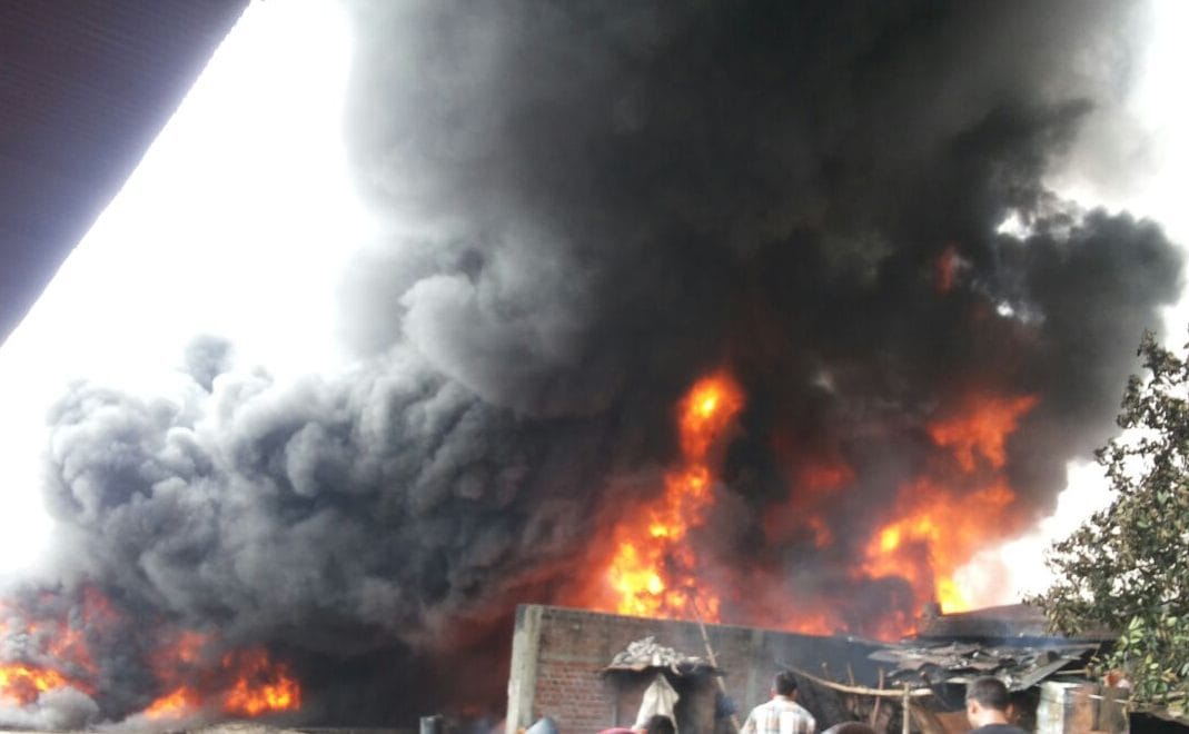 big fire in haldwani lisa factory