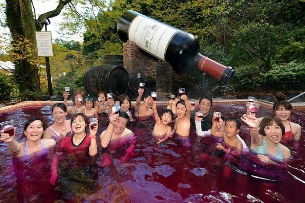 spa method that will let you bath in wine, tea, coffee