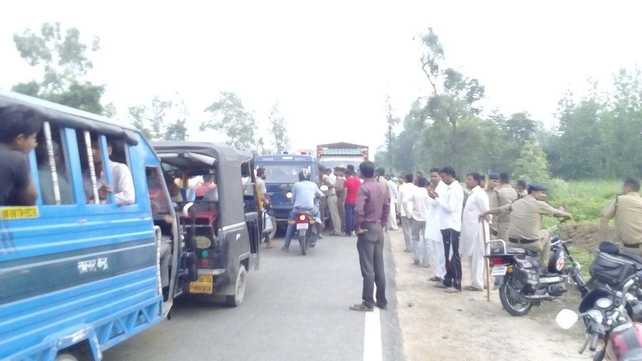 dumper crushed four people in haridwar