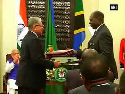 India, Tanzania sign five agreements in Dar-Es-Salaam