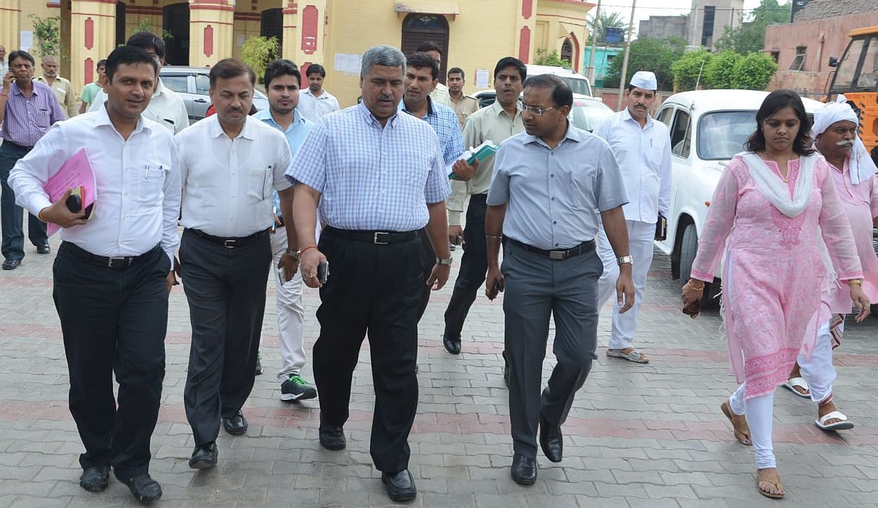 Principal Secretary of Public Works inspected the works