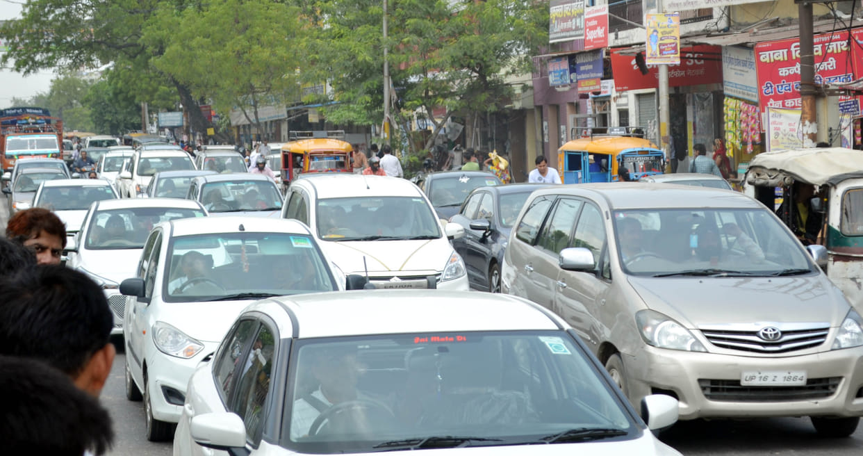 Tivdha road vehicle collision broken gate