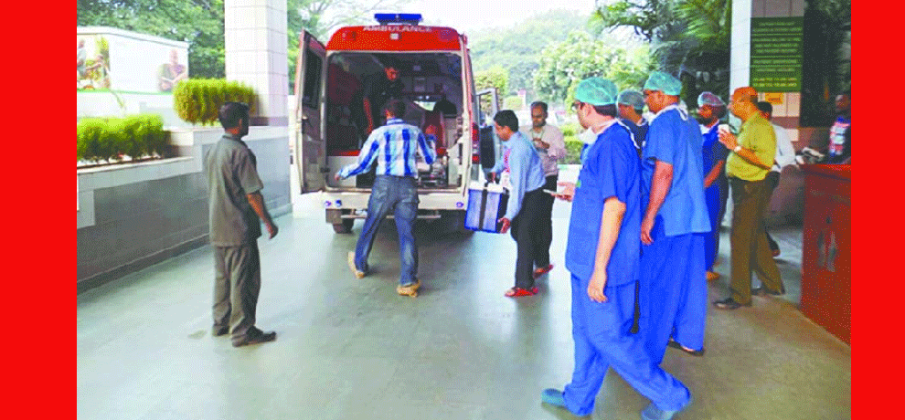 Brain dead young man saved the lives of four people