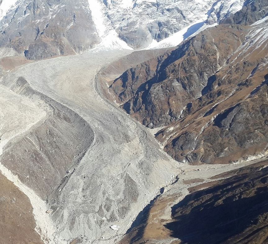 scientist found in a research glacier melting passes point of no return