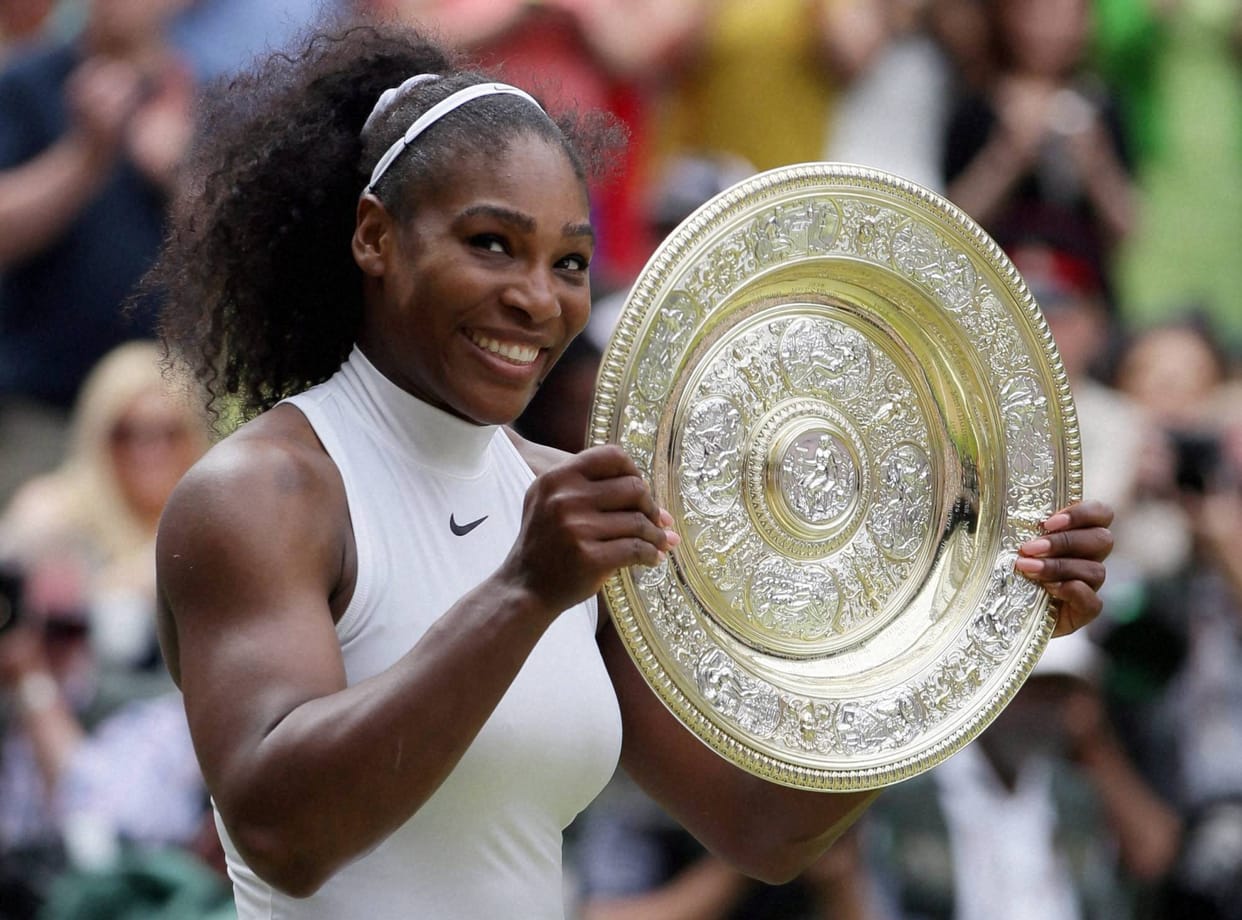 Serena Williams won her seventh Wimbledon