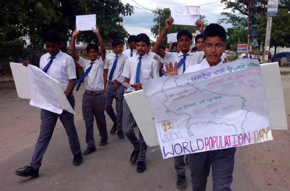 Population control began fortnight