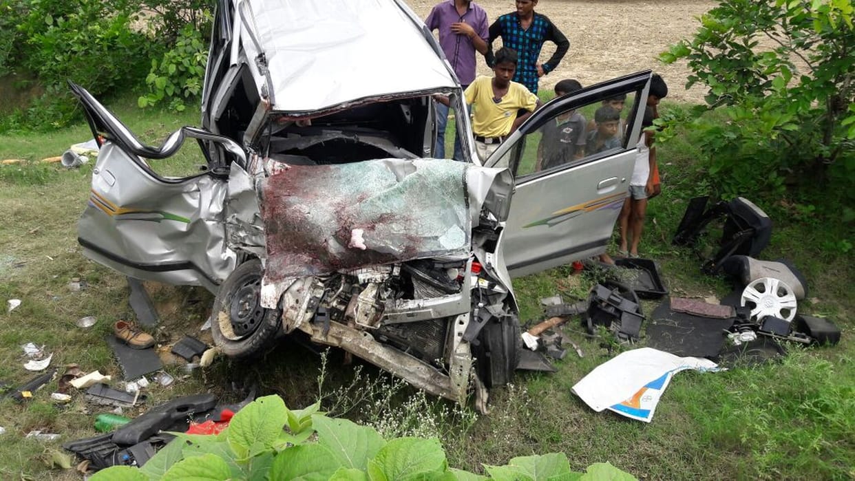 Four people killed accident in Sitapur