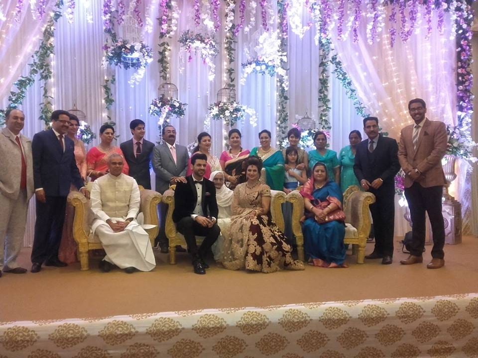 actor vivek dahiya and actress divyanka marriage grand reception party pictures