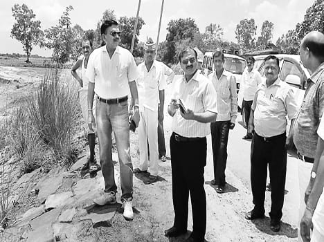 Took stock of the villages affected by floods