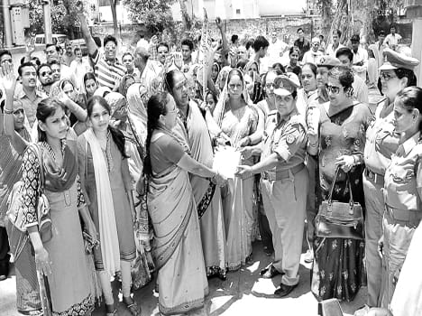 Women police station led by BJP Mahila Morcha