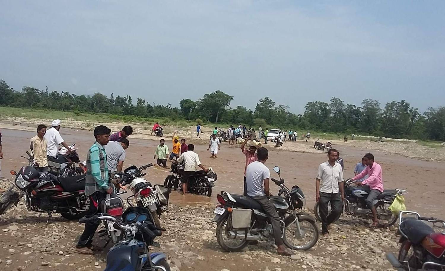 flood due to heavy rain in roorkee