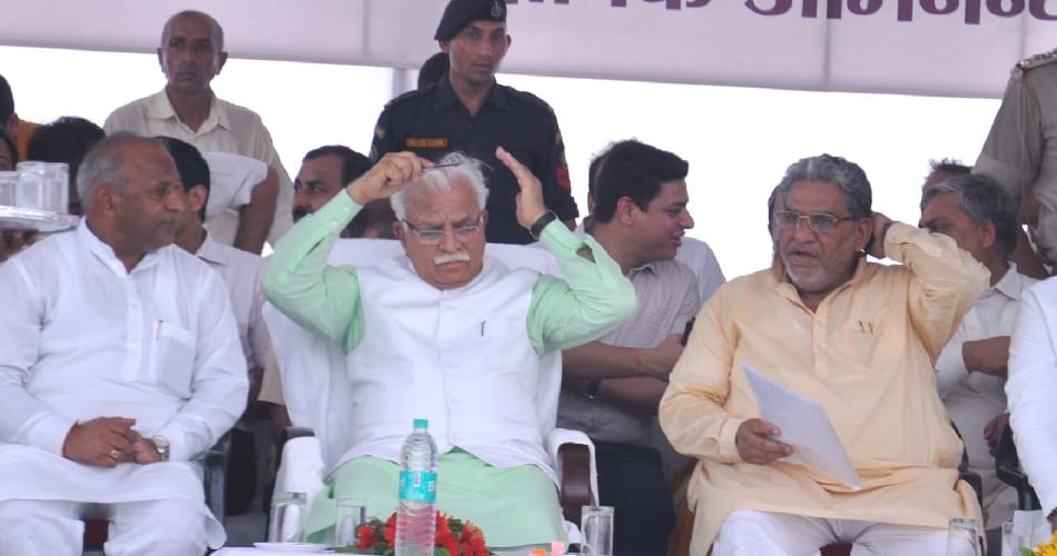 haryana cm manohar lal khattar public meeting through twitter