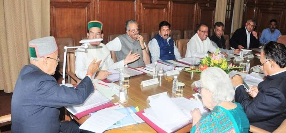 Himachal Cabinet Support To Cm Virbhadra Singh