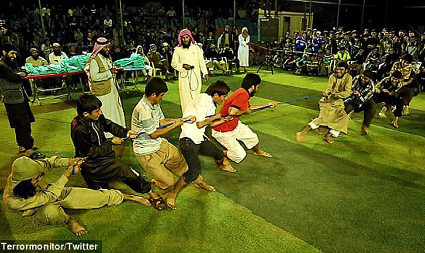 isis is organizing jihad olympics, life is normal in pictures