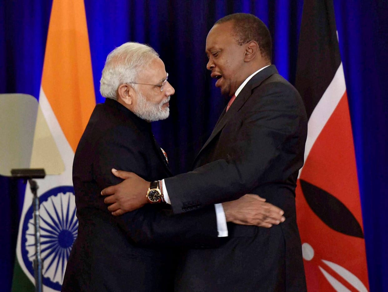 Modi holds talks with Kenyan President