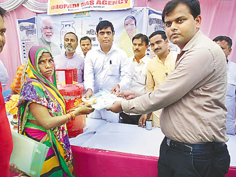 Gas connections to the 68 beneficiaries