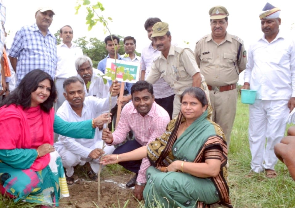 The adornments of the earth, 12.32 million trees planted