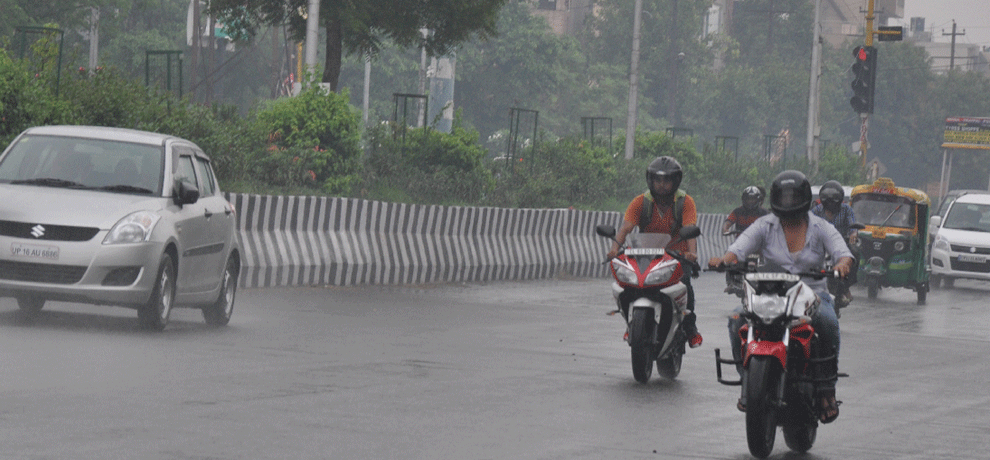 The relief to the people suffering from the humid rain, NCR soon and cloud 