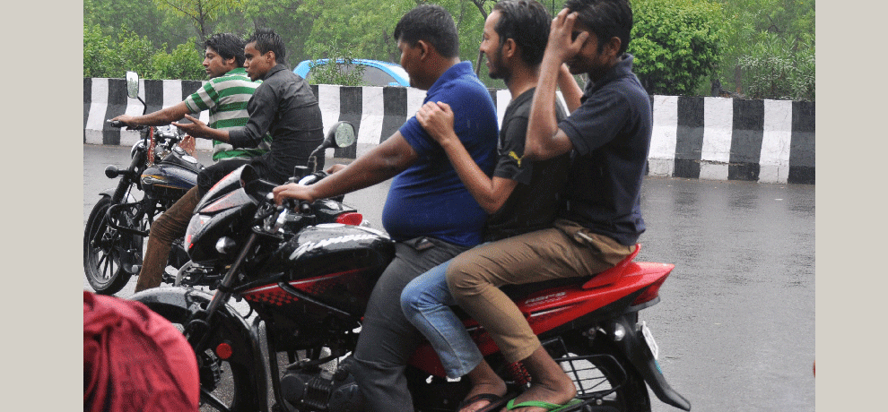 The relief to the people suffering from the humid rain, NCR soon and cloud 