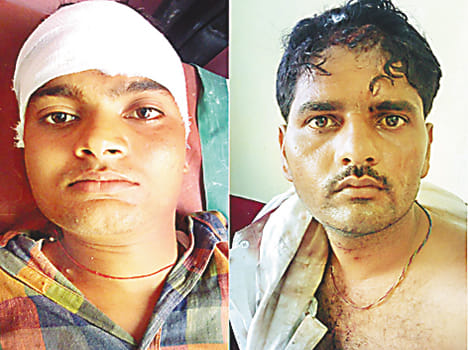 The two sides went in clubs, eight injured