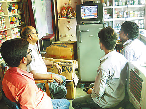 TV channels were set eyes on the day