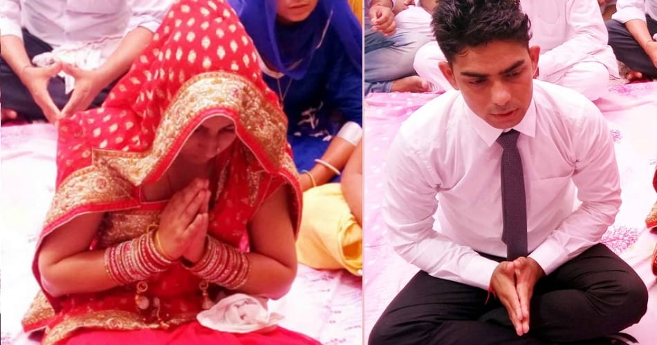 unique marriage, unique marriage in 16 minutes, ajab gajab marriage, mandi adampur