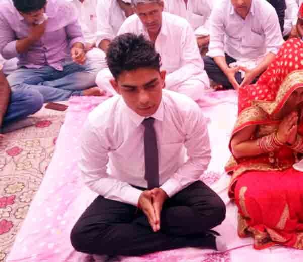 unique marriage, unique marriage in 16 minutes, ajab gajab marriage, mandi adampur