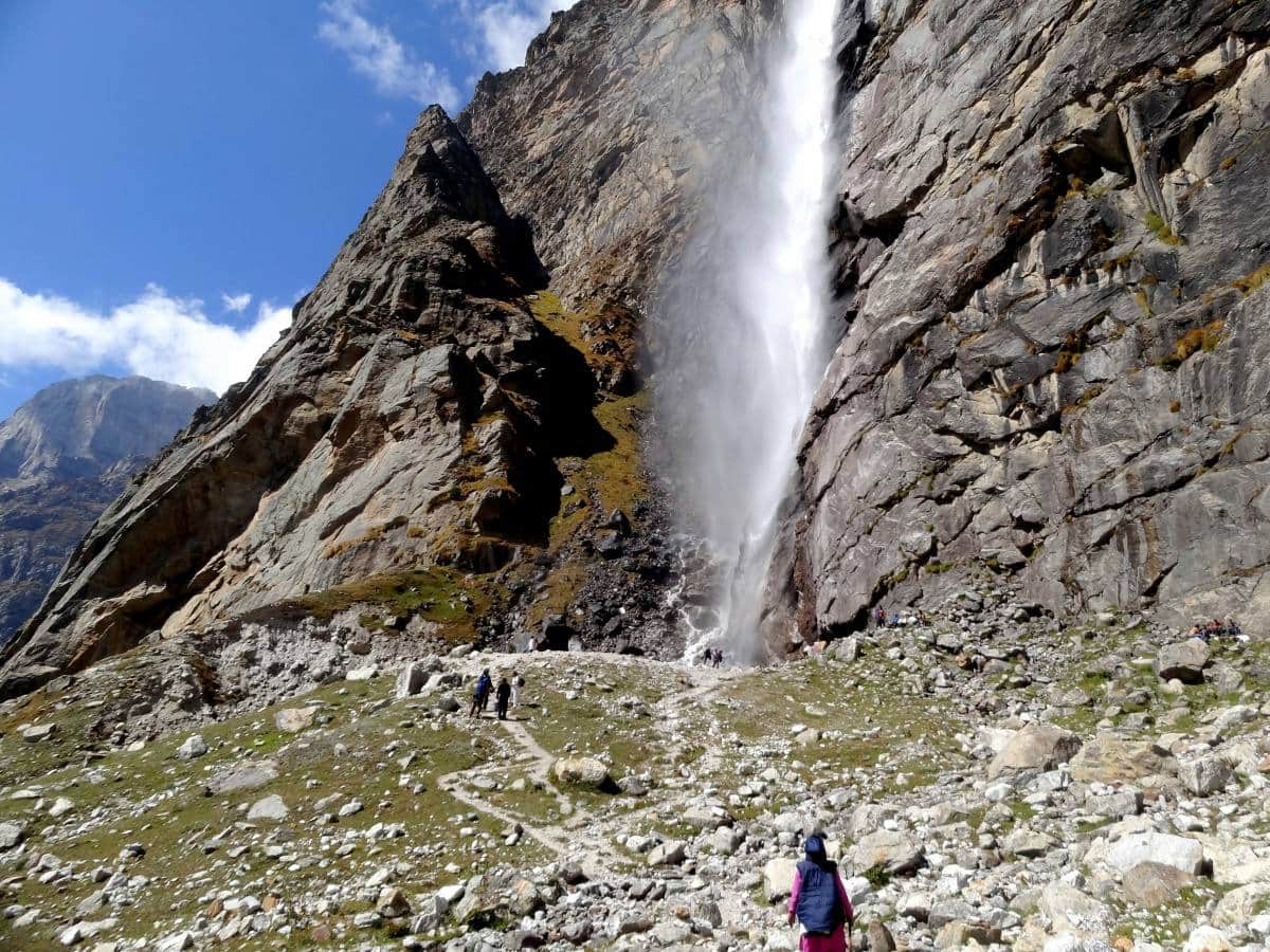 Mysterious waterfall in uttarakhand