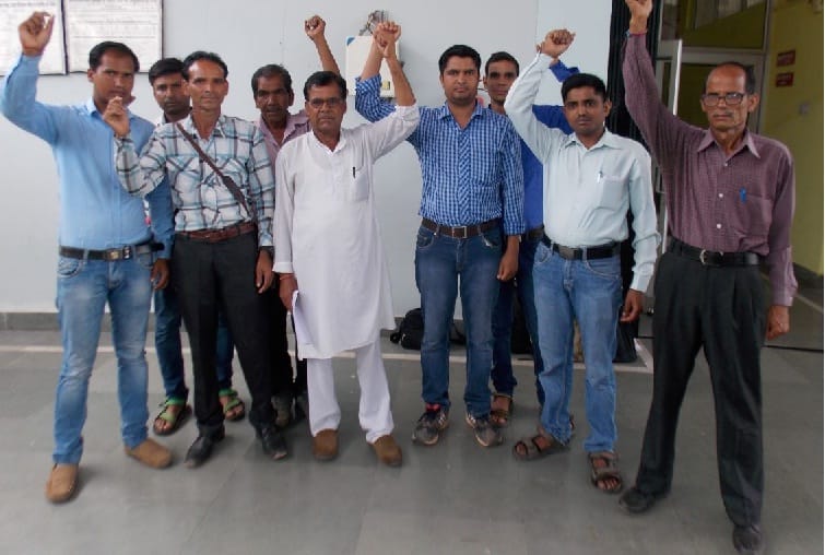 The road to becoming a demonstration by angry villagers