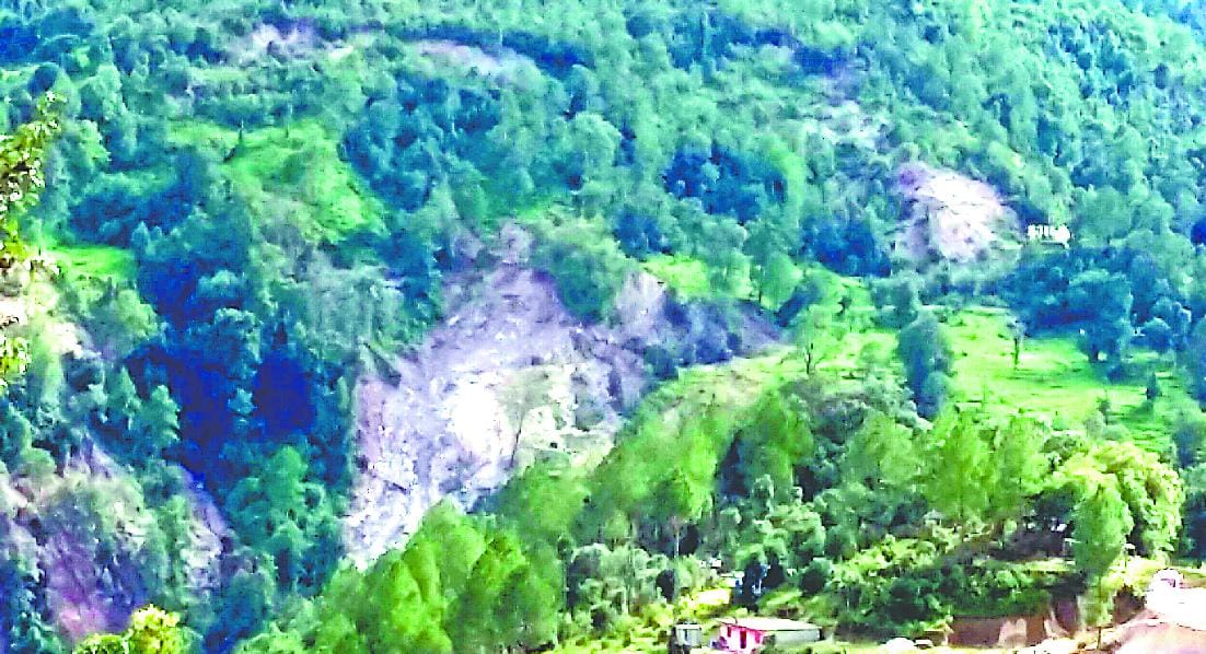 The builder sold the mountain as the plot