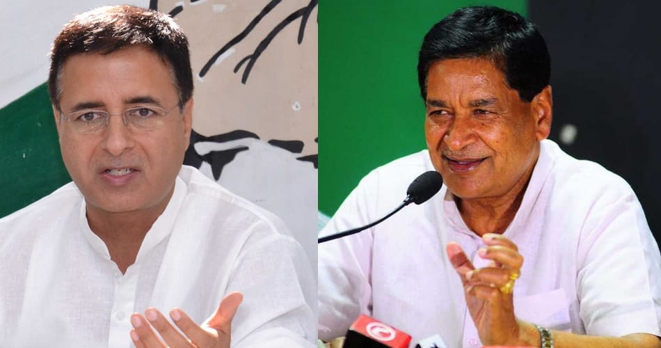 mp rajkumar saini, congress speaker randeep surjewala, controversial statement, haryana, politics