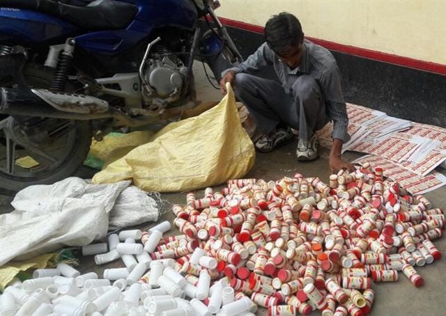 Cache of counterfeit salt powder caught Bhaskar