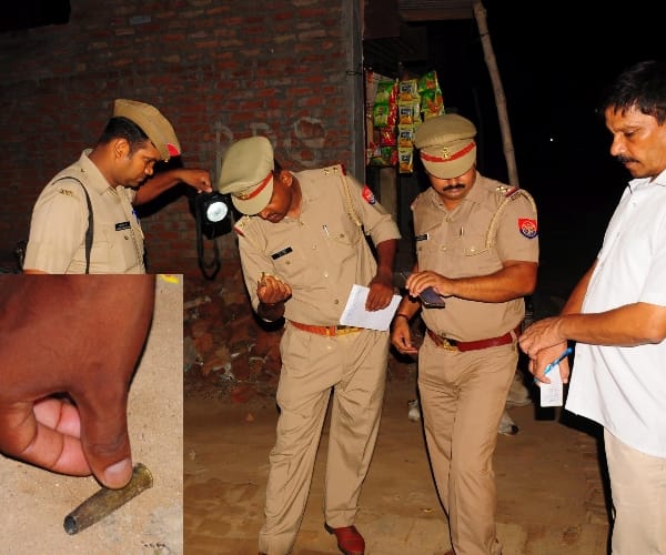 goons attacked on property dealer in Lucknow.
