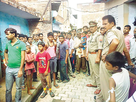 The young man's body was found hanged in mysterious circumstances