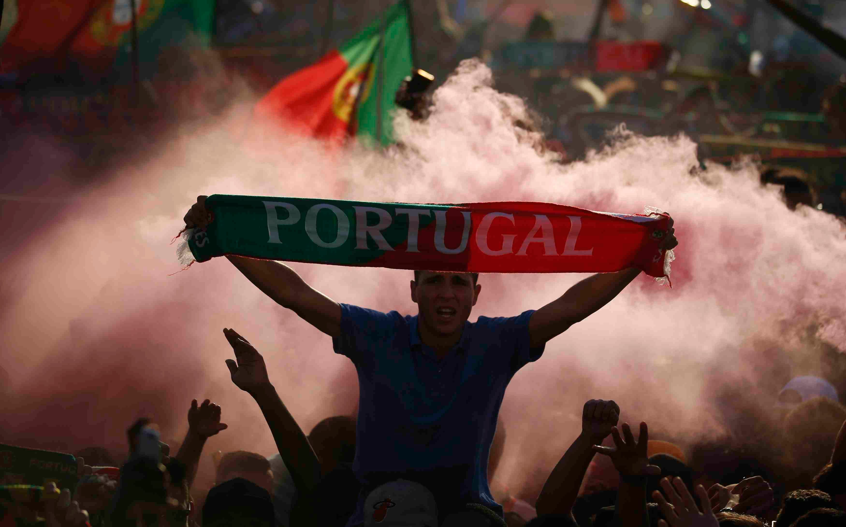 lisbon celebrates euro cup thrimph