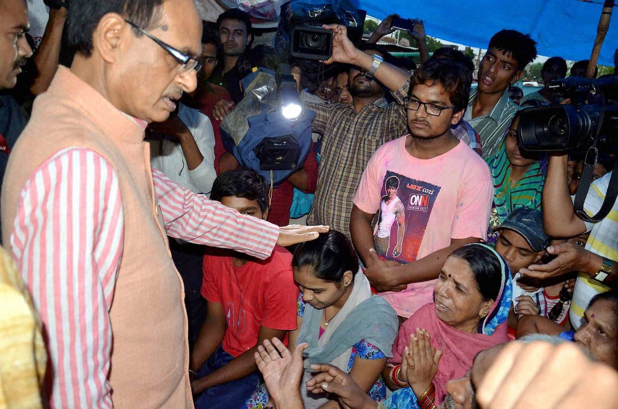 Flood hit people are waiting to get relief from administration which does not have full list