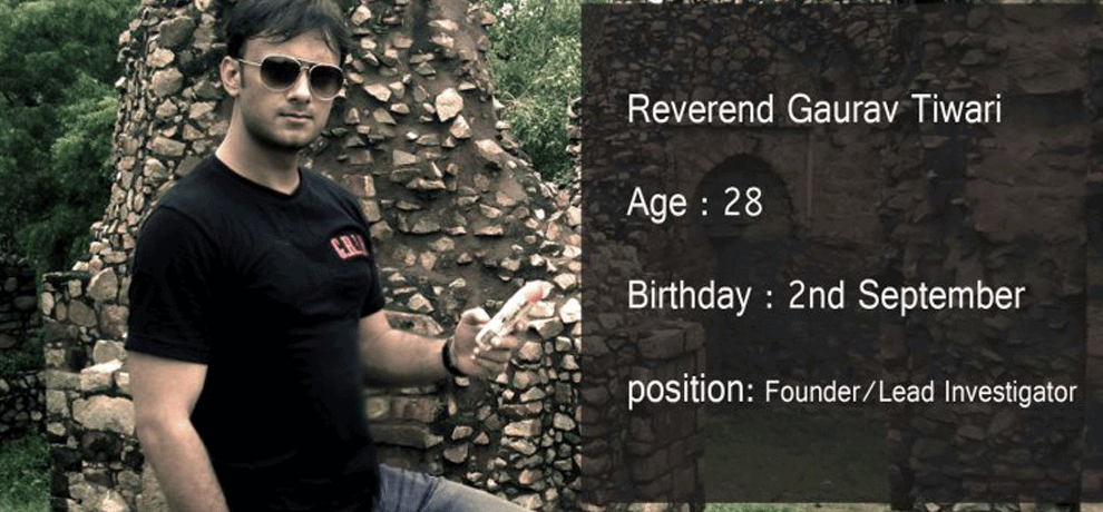 bollywood film will be on Paranormal Society founder Gaurav tiwari life
