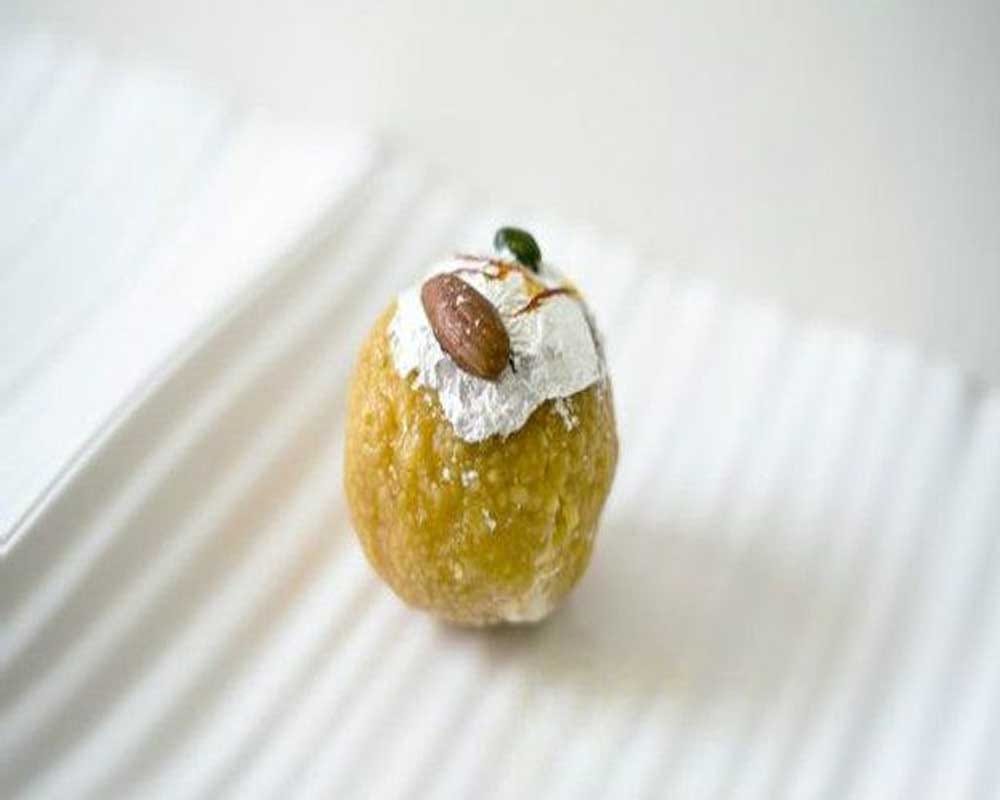 Ice-cream made of ginger and black pepper