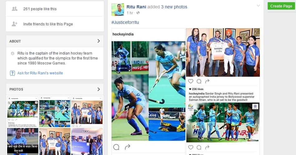 justice for ritu, captain ritu rani, hockey india captain ritu rani, ritu rani out from olympic team