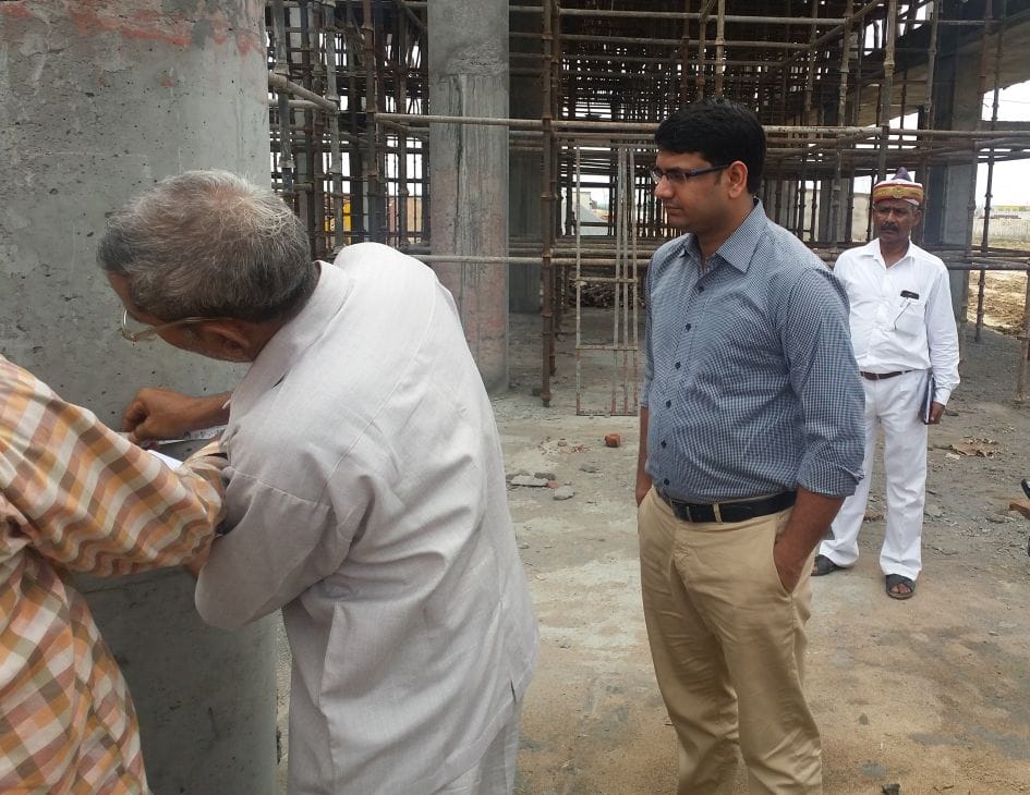 Expressed displeasure at the slow construction of military school