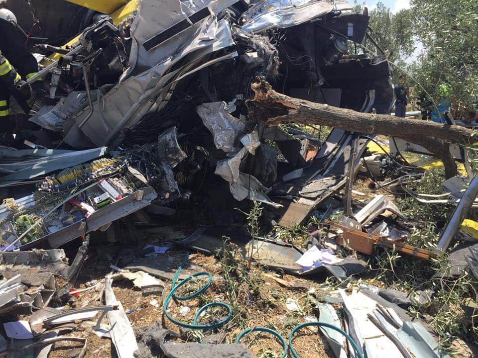 Italy train crash: At least 12 dead, dozens injured 